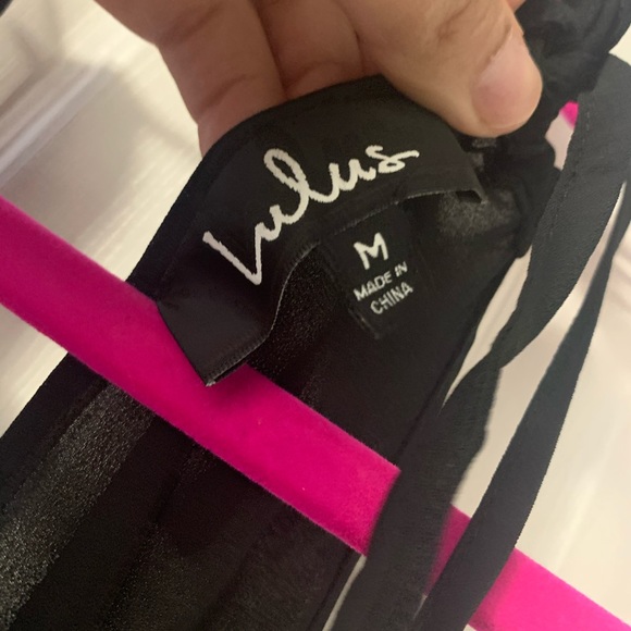 NWT Lulu’s Essence of Style Black Maxi Dress - Picture 4 of 7